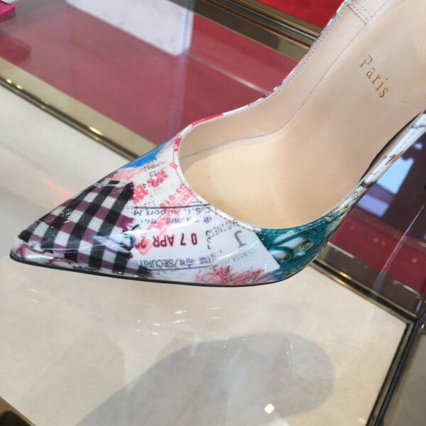 18SS新作☆CHRISTIAN LOUBOUTIN クリスチャンルブタンスーパーコピー SO KATE 120 TRASH☆パテント★ パンプス